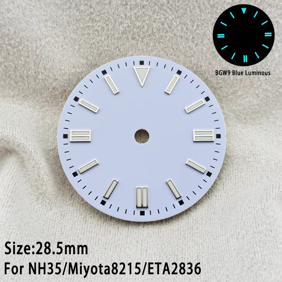 ForgeLink Uhrenzifferblatt, 28,5 mm, Edelstahl, Unisex - Bild 1