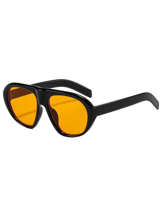 Simplify Pilot Sonnenbrille, Vollrand, Schwarz, Unisex, Plastic - Bild 2