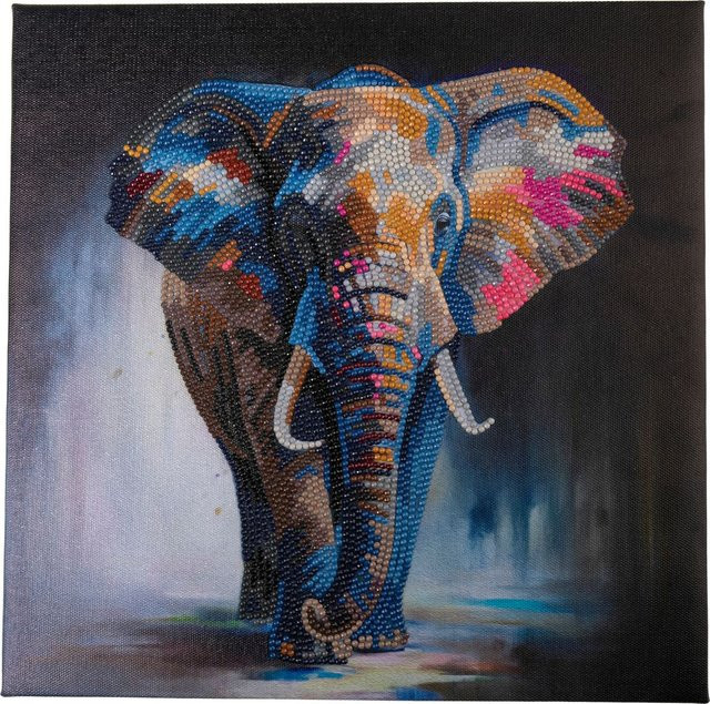 Craft Buddy Diamond Painting Crystal Art Kit Elephant ab 8 Jahren - Bild 1