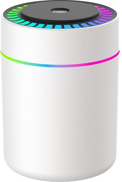 Oudun USB-Luftbefeuchter und Aroma-Diffusor mit Nachtlicht, Weiß, 180 ml - Bild 1