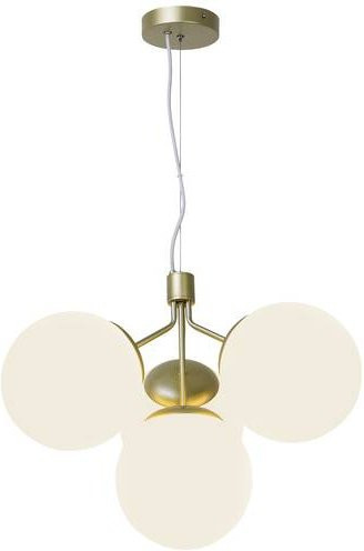 Nordlux Ivona 4-Spot Pendelleuchte in Messing mit Opalglas und E27 Fassung - Bild 1