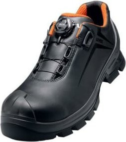 uvex Sicherheitshalbschuhe S3 HI HRO SRC 2 MACSOLE mit BOA Fit System und xenova Kunststoffkappe, Farbe: Schwarz, Größe: 40 - Bild 1