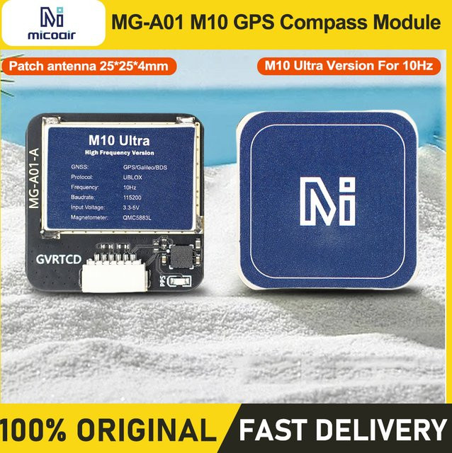 MicoAir MG-A01 GPS Modul mit UBLOX-M10-Chip und QMC5883L Geomagnetischem Kompass - Bild 1