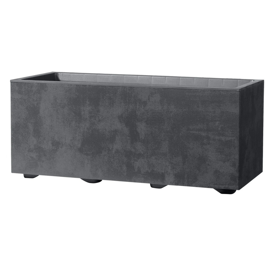 Deroma Pflanzkasten Millennium Anthrazit B/T/H: 59 x 25 x 25 cm - Bild 2