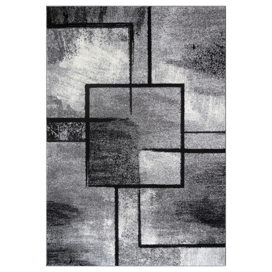 Moderner Teppich Monde in Grau mit abstraktem Design, B/T: 160 x 230 cm - Bild 2