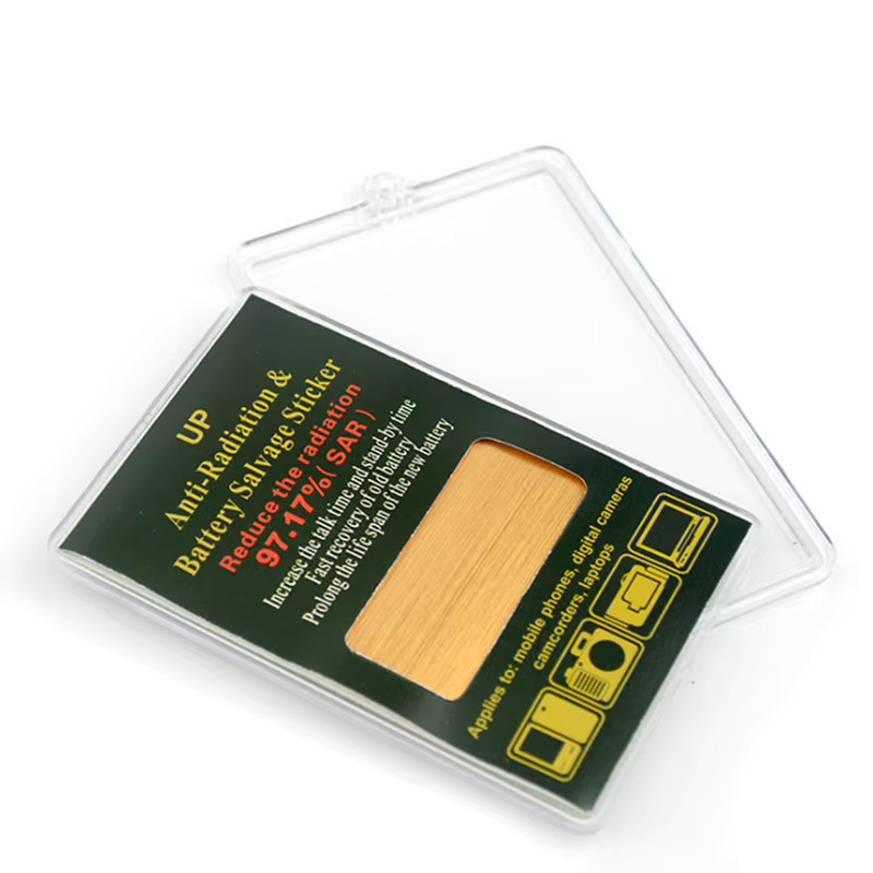 Anti-EMK-Strahlenschutz Quantenschild Aufkleber in Gold für Kamera, Handy und Laptop zur Vermeidung von Ionisation durch EMK-Fusion - Bild 2