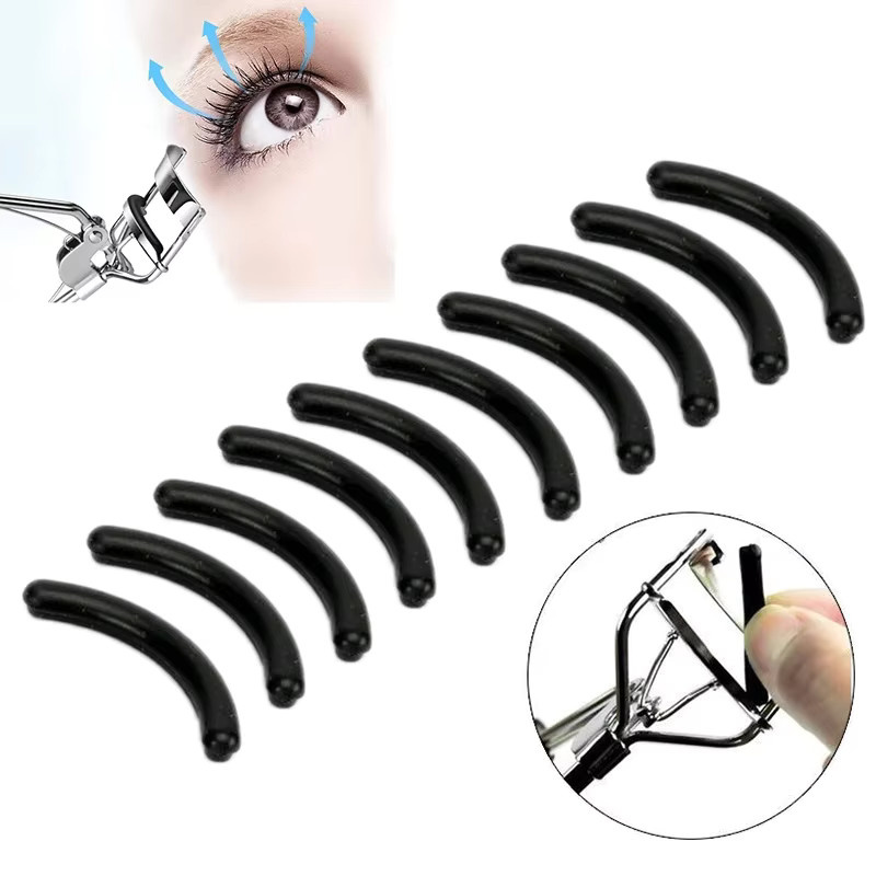 Silikon Ersatz Pads für Wimpern Curler, Schwarz, Unisex - Bild 2