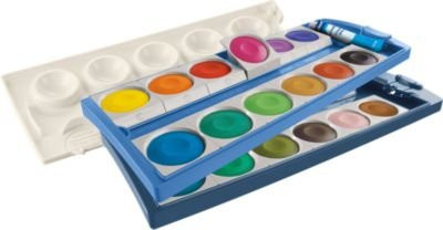 Pelikan Deckfarbkasten K24 eco mit 24 Farben und Deckweiß in Multicolour - Bild 1