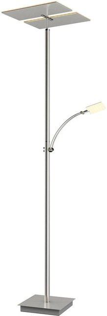 Lucande LED Stehlampe Parthena 9624291 in Alu-grau, dimmbar, 3-flammig, Modernes Design für das Wohnzimmer, Höhe: 180 cm - Bild 1