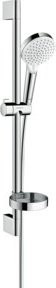 Hansgrohe Brause-Set Crometta mit Brausestange und Handbrause in Weiß und Chrom - Bild 1