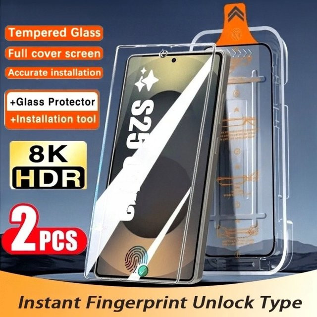 2 Stück Ultra HD Displayschutzfolie aus Glas für Samsung Galaxy S24 in Transparent - Bild 1