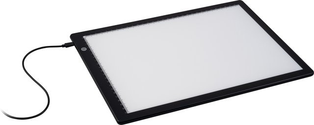 CRELANDO LED-Lightpad in Weiß mit USB-Anschluss und kühlem Weißlicht - Bild 1
