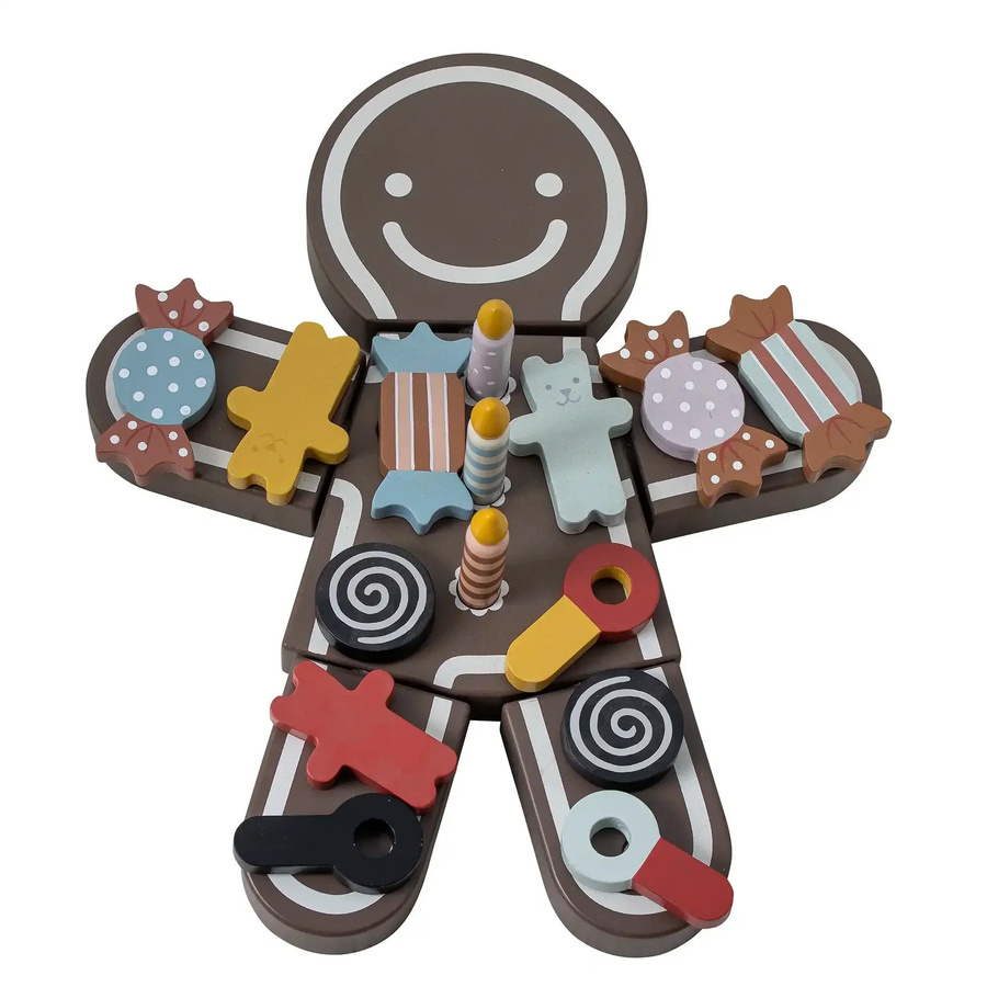 Bloomingville Mini Tala Spielset Holz braun 16-teiliges Set - Bild 1