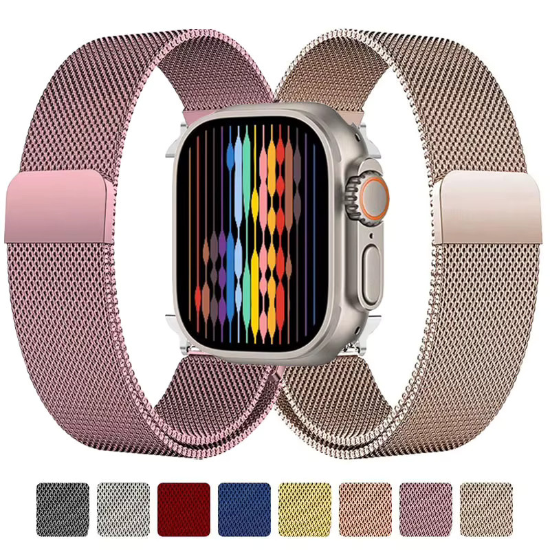Hiyii Milanaise-Armband Edelstahl, Unisex - Bild 3