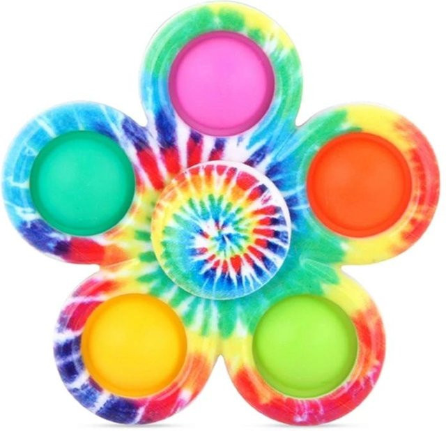 Kidsly Batik-Zappelspinner, Finger-Push-Bubble-Handspinner - Bild 1
