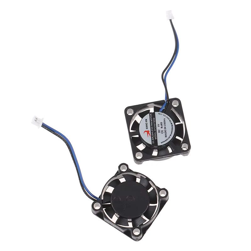 HUXUAN Ultra-Miniatur-Bürstenloser Lüfter, elektrisch, DC 5 V / 12 V, geräuscharm, Schwarz - Bild 4