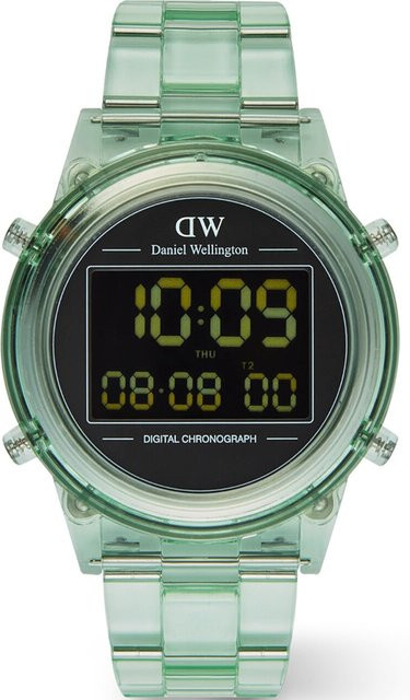 Daniel Wellington Digitaluhr, Edelstahl, Grau, 42 mm, Unisex - Bild 1