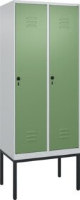 C+P Spind Classic PLUS Spind mit 2 Abteilen, Gestell aus Stahl, H x B x T: 212 x 80 x 50 cm - Bild 1