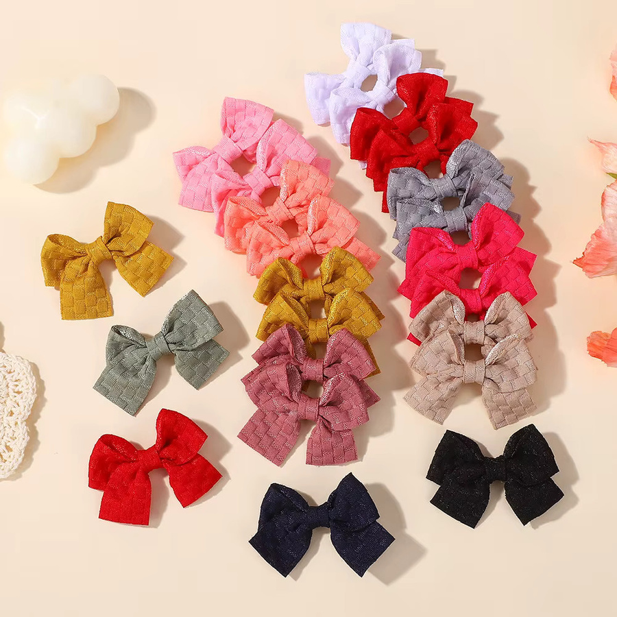 BABY BOWS Haarspangen, Gitter-Haarschleifen, Kinder - Bild 2