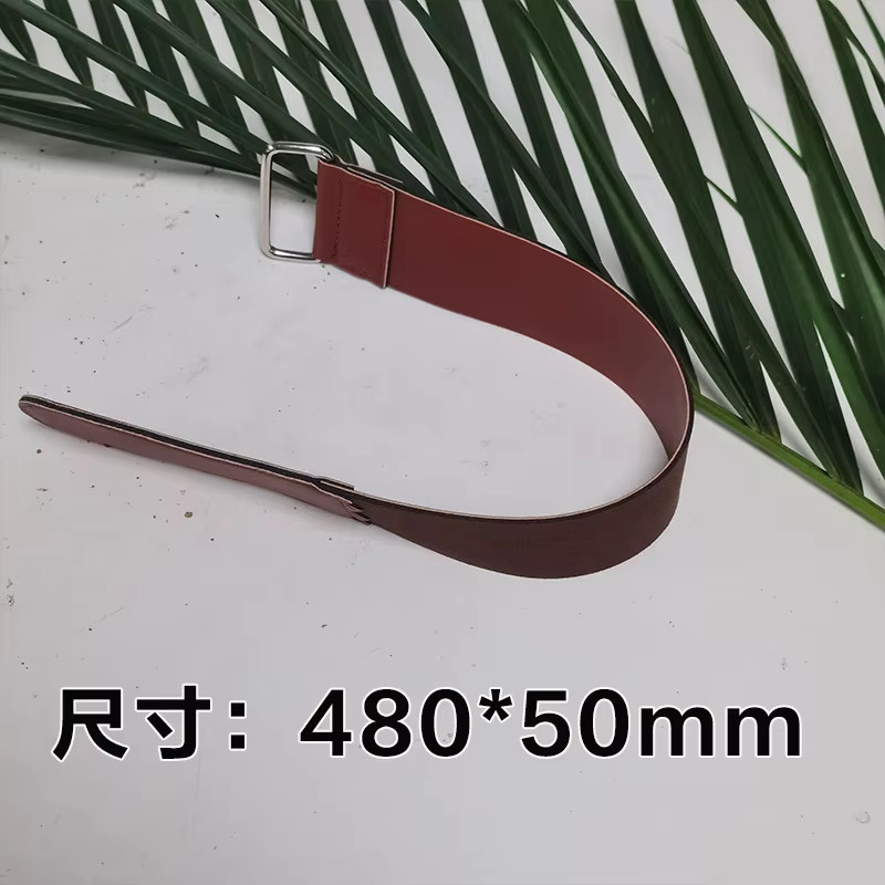 RSCHEF Echtes Leder-Schärfband in Braun für Friseur-Rasiermesser und Klappmesser - Bild 2