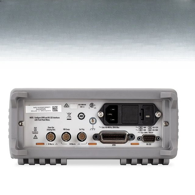 Keysight Multimeter 34420A Nanovolt-Messgerät in Grau - Bild 1