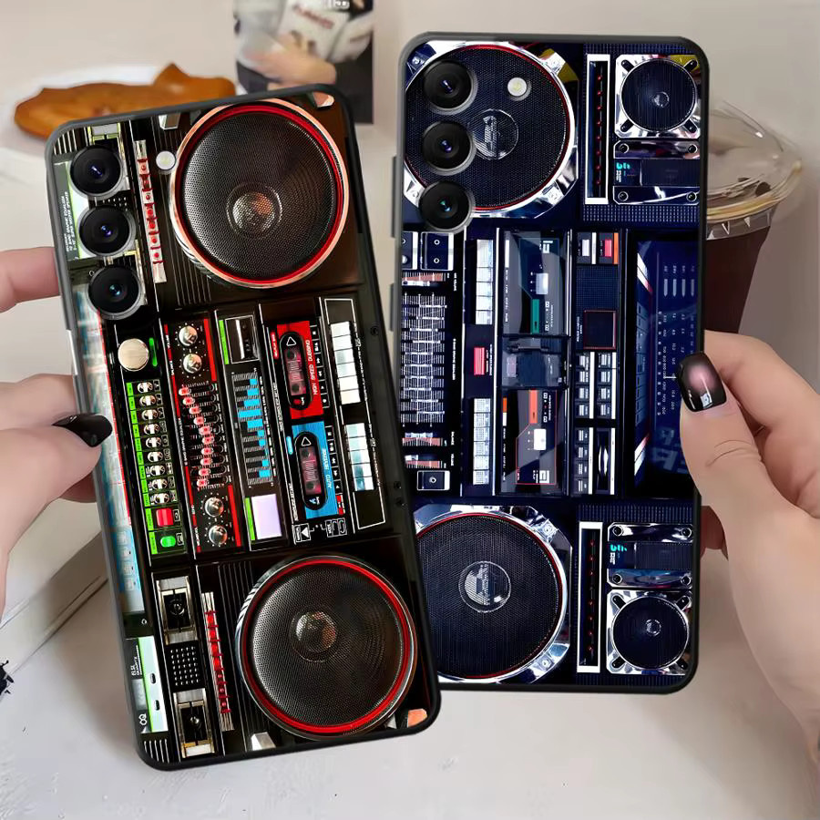 Retro Altmodisches Radio-Gehäuse für Samsung Galaxy A53 A17 A06 A50 A57 A15 A25 A16 A37 A12 A52 A36 A73 A51 A23 A13 A55 A41 A05 in Multicolour - Bild 3