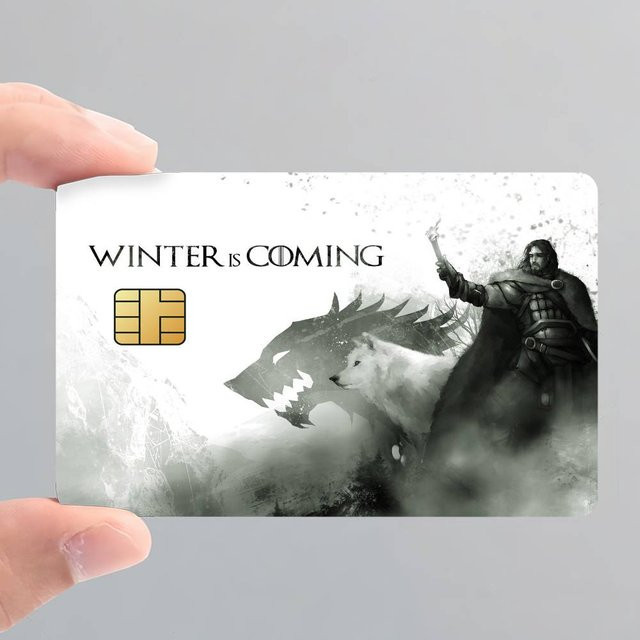 T-ThRoNEs-S G-GaMe-E Kartenaufkleber für Bankkarten, wasserdichte Schutzfolie, rechteckig - Bild 1