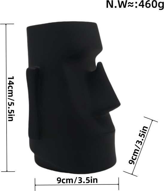 Yiran Furniture Multifunktionale Aufbewahrungsbox aus Harz für Brillen und Stifte, Schwarz oder Weiß - Bild 1