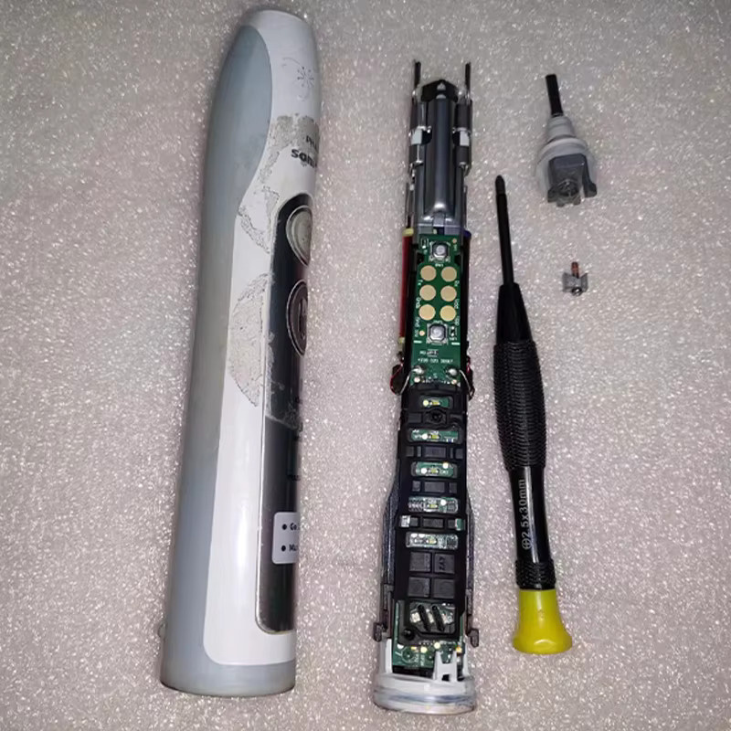 2 Stück elektrische Zahnbürsten Ersatzteile Link Rod Köpfe für Philips hx6970 hx9360 hx6930 in Weiß - Bild 2