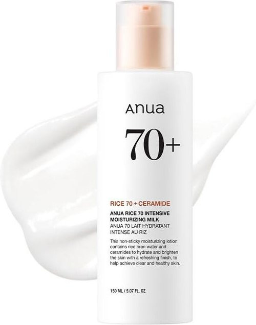 Anua Reis 70 Intensive Feuchtigkeitsmilch, Lotion, 150 ml, Niacinamid - Bild 1