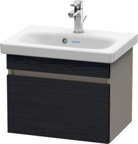 Duravit Waschtischunterschrank DuraStyle in Eiweiß und Basalt matt mit 1 Auszug, B: 50 cm, T: 36,8 cm, H: 39,8 cm - Bild 1