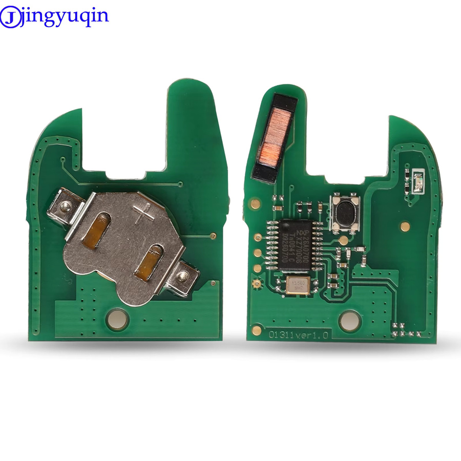 Jingyuqin X1 X5 Fernbedienung Auto Schlüssel für Renault Master Kangoo Clio Twingo mit VAC102 Klinge, PCF7946 ID46 Chip und 433MHz - Bild 3