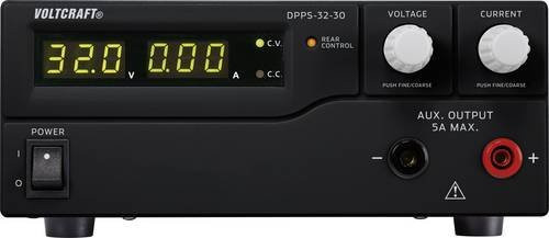 Voltcraft DPPS-32-30 Labornetzgerät in Schwarz, programmierbar via USB, einstellbar 1 - 32 V/DC, 0 - 30 A, 960 W, 1 Ausgang - Bild 1