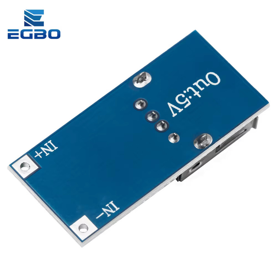 EGBO DC-DC Step Up Boost Konverter Modul mit USB-A Ausgang, 0,9 V-5 V zu 5 V, 600 mA, Farbe: Grün - Bild 1
