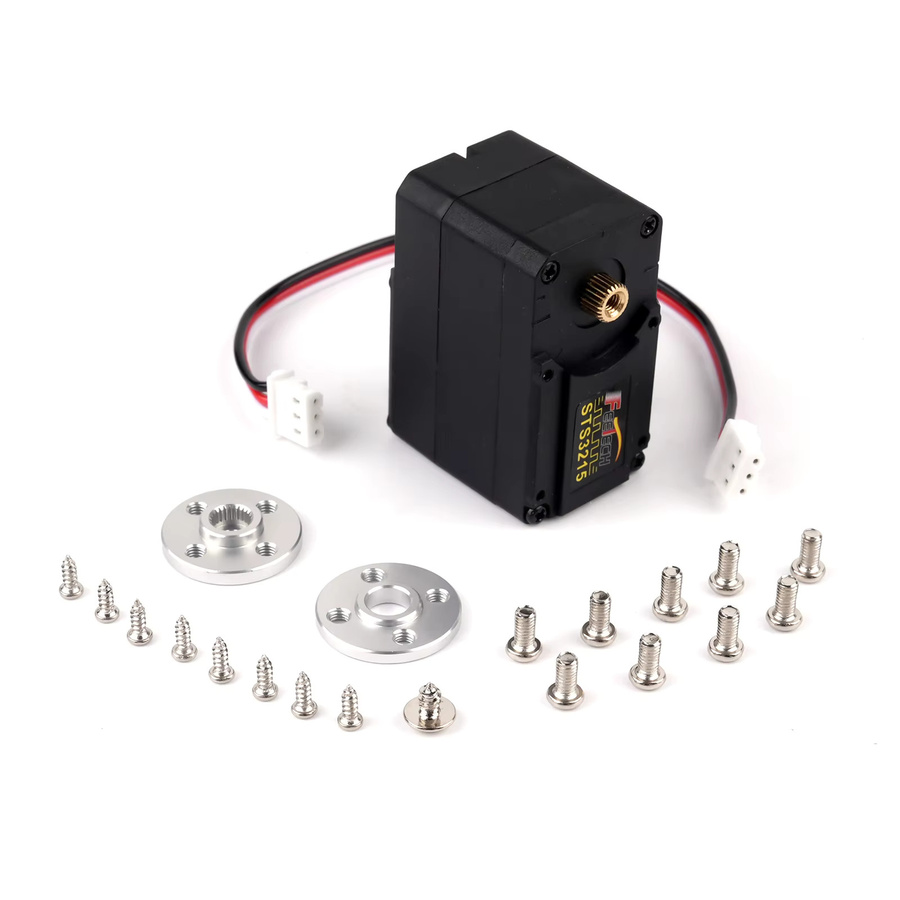 wishiot STS3215 19KG Servo Dual Achse 360 Grad Motor, Schwarz - Bild 3