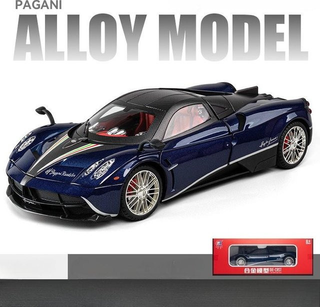 Linyi toy car Huayra Dinastia Supercar, Modellauto, Metall, 1:18, Sound und Licht, ab 14 Jahren - Bild 1