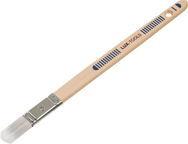 LUX-TOOLS Plattpinsel Gerade mit Synthetikborsten für wasserbasierte Lacke, Breite: 20 mm - Bild 1