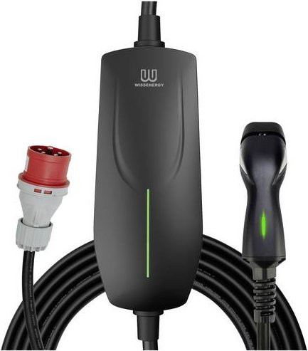 Wissenergy P60 Mobile Ladestation Typ 2 Mode 2 16A 11kW in Schwarz - Bild 1