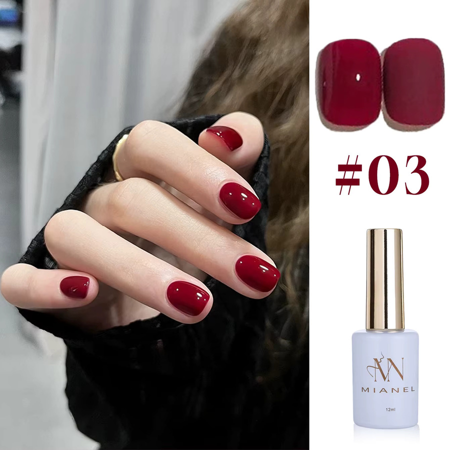 MIANEL Nagellack Gel, Rot, 12 ml - Bild 4