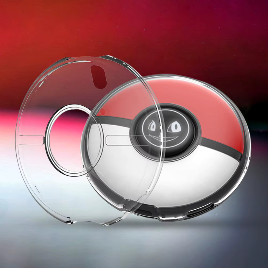 ALLOYSEED Transparente Schutzhülle mit Silikonpolster für Pokémon Go Plus + Crystal - Bild 6