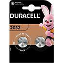 Duracell CR 2032 Lithium Knopfzelle 3V 220 mAh 2 Stück in Schwarz und Silber - Bild 2