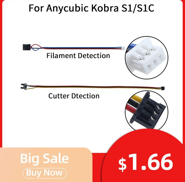 Anycubic Filament Cutter Materialbruch-Erkennung PCB Sensor für Kobra S1, S1 Combo und S1C - Bild 1