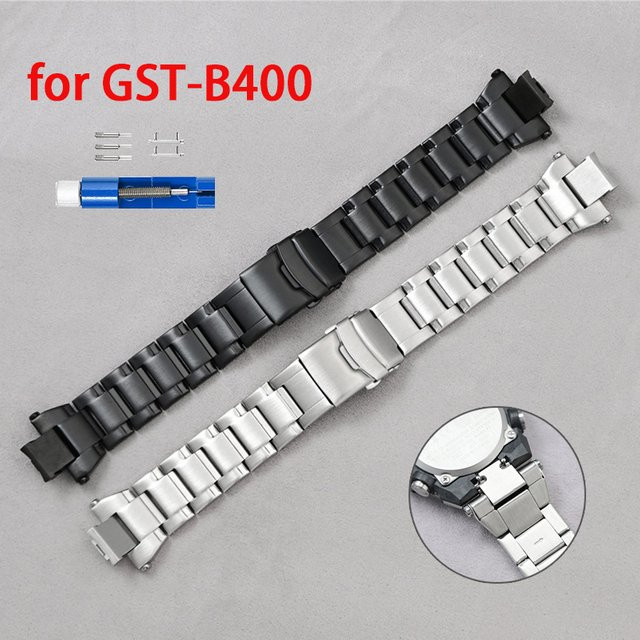 Casio Uhrenarmband Edelstahl, Silber, Herren - Bild 1