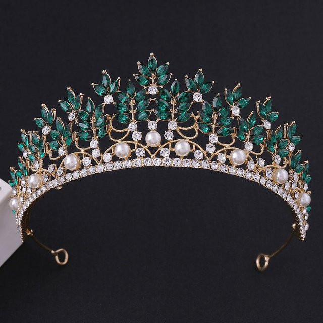 Wucifang Jewelry Krone, Strass, grau, Damen - Bild 1