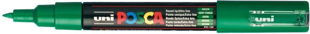 POSCA Marker PC-1MC Permanent Marker mit feiner Spitze in Grün - Bild 1