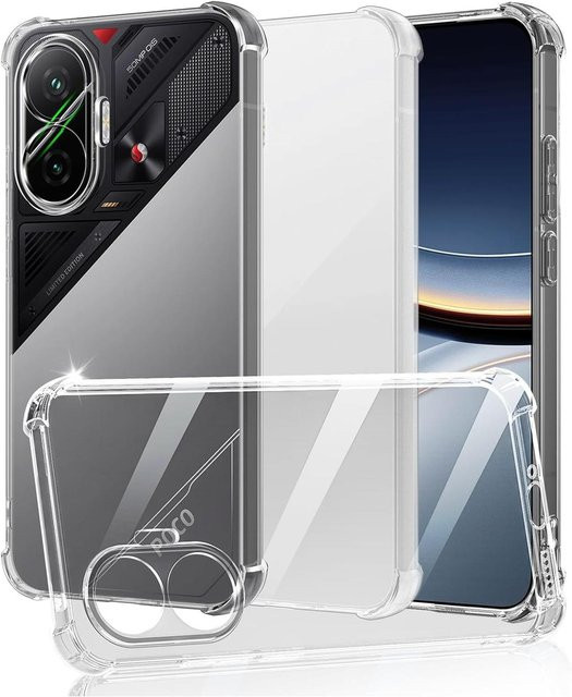 Stoßfeste transparente TPU-Schutzhülle für Xiaomi Poco F7 5G und Poco M7 - Bild 1