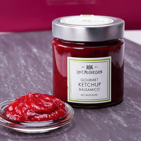 L.W.C. Michelsen Gourmet-Ketchup Balsamico mit Basilikum 185 g - Bild 2