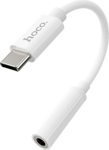 HOCO LS30 USB-C auf 3,5 mm Klinke Audio Adapter in Weiß - Bild 1