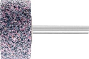 PFERD TOOLS CAST Schleifstift Zylinder für Grau- und Sphäroguss, Durchmesser: 40 mm, Höhe: 20 mm, Schaft-Durchmesser: 6 mm, A24, mehrfarbig - Bild 1
