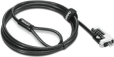 Lenovo Kensington NanoSaver Combination Sicherheitskabelschloss in Schwarz für ThinkCentre M75t Gen 2, ThinkPad L13 Yoga Gen 3, T14s Gen 3 und X13 Gen 3 (4XE1F30277) - Bild 1